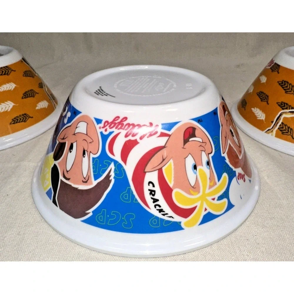 Kellogg's Cinnamon Toast Crunch Bowls Set of 3 Snap Crackle Pop Plastic